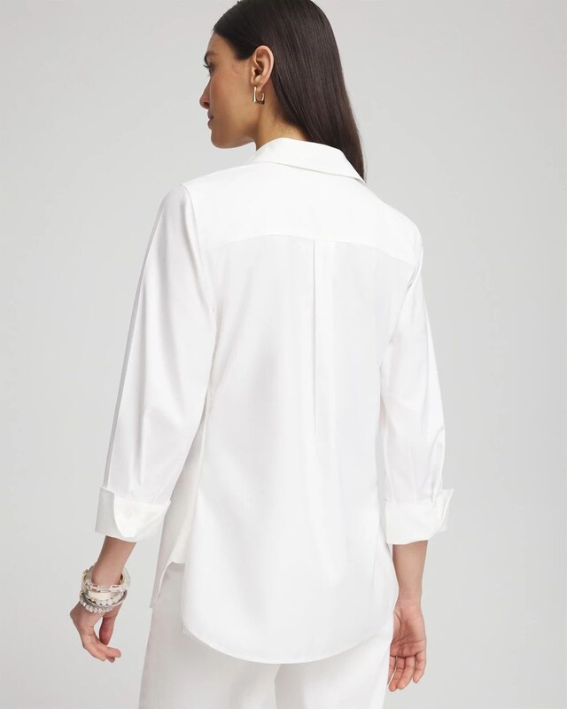 No Iron Stretch Floral Shirt - image 3